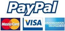 100% secure processing thru PAYPAL